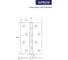 Петля APECS врезная 10070-B4-Steel-BLM 30750 2