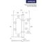 Петля APECS накладная 100752,5-B2-Steel-GRF 23225 3