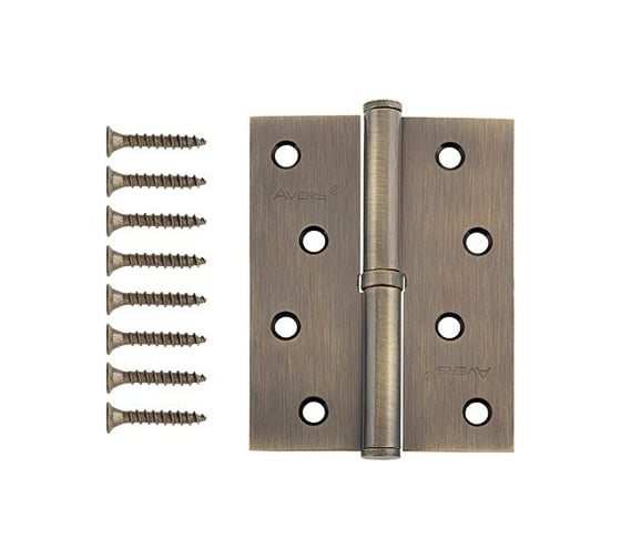 Врезная петля AVERS 100х75х2,5-B-AB-R 30703 1