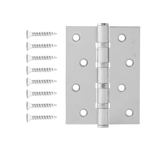Врезная петля AVERS 100х75х2,5-B4-CR 30115