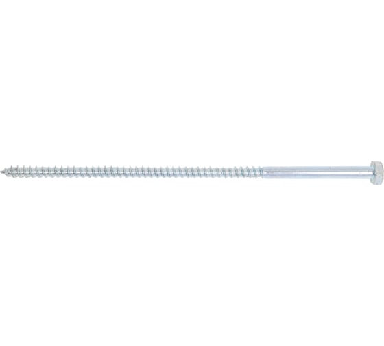 Шуруп Bohrer 6x160 шестигранный, цинк, DIN 571, 20 шт. DIN571-6/160-20
