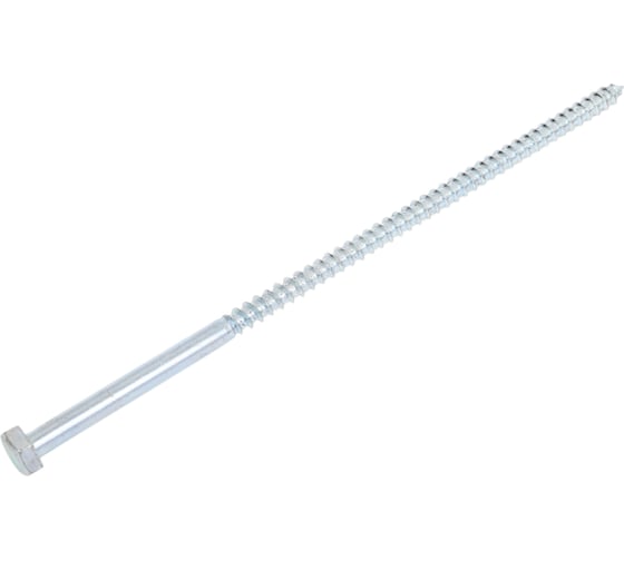 Шуруп Bohrer 6x160 шестигранный, цинк, DIN 571, 20 шт. DIN571-6/160-20