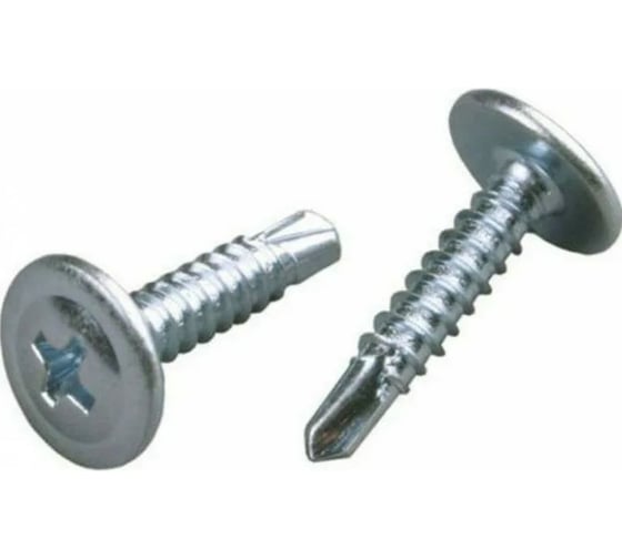 Саморезы KITKREP 4,2x13 полусфера-прессшайба, цинк, сверло, 15000 шт. MD42013G1-RS 1