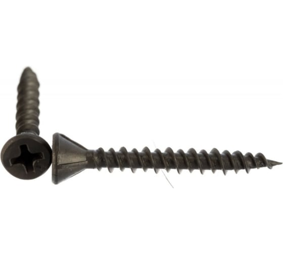Саморезы для ГВЛ KITKREP 3,9x45 потайные, двухзаходные, оксидированные, 10000 шт. FER39045G1-RS