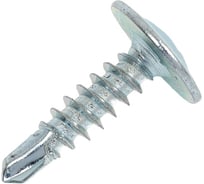 Саморез КВАДРА пресс-шайба, со сверлом, 4.2x16 цинк, уп. 16 шт. 420164168120