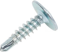 Саморез КВАДРА пресс-шайба, со сверлом, 4.2x16 цинк, кор. 1000 шт. 420164100001