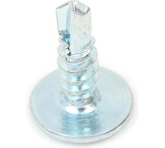 Саморез КВАДРА пресс-шайба, со сверлом, 4.2x13 цинк, кор. 200 шт. 420134000200
