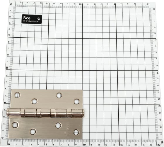 Универсальные петли ADDEAN BAU 100x70x2.5 мм, 4BB, SATIN NICKEL 940000001567