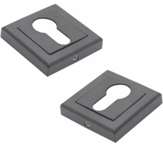 Ключевая накладка под евроцилиндр ADDEN BAU SC Q001 BLACK 940000002657 1