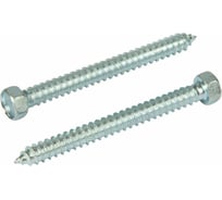 Саморез КВАДРА DIN 7976, 5.5x55, цинк, шестигранная голова, острый, кор. 10 шт. 765555010812