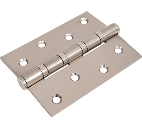 Стальная петля PUERTO 100х75х2.5, 4 кольца, плоский колпачок, никель супер матовый, 2 шт. IN100-4S FH MSN