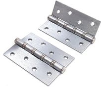 Стальная петля Ренц 100х75х2.5, 4 подшипника, без колпачков, супер сатин хром, 2 шт. IN100-4BB FH SSC (2шт)