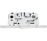 Сантехническая защелка Ренц белый INLB 96 PL White 3