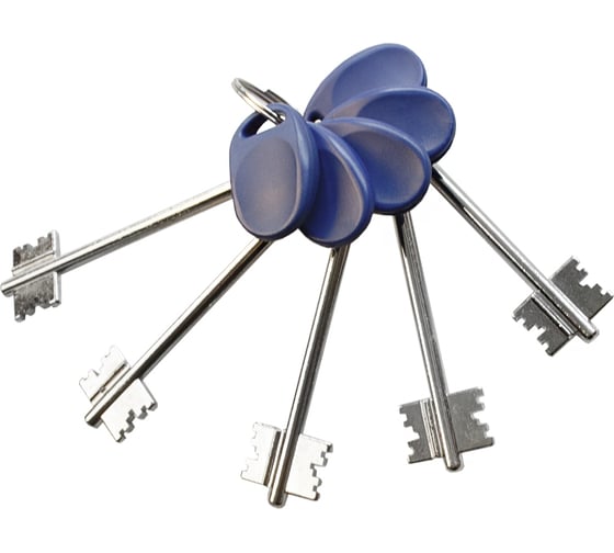 Корпус сувальдного замка Doorlock DL8257K/Z/60 мм, 5 ключей 75328