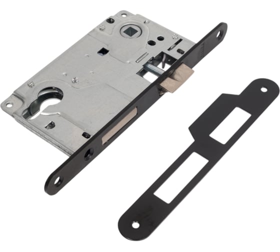Замок Ренц, 1 ригель и защелка, с подшипниками, черный INLBB 8550-2/1 Black