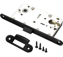Замок под цилиндр Ренц, черный INLB 85 PL Black