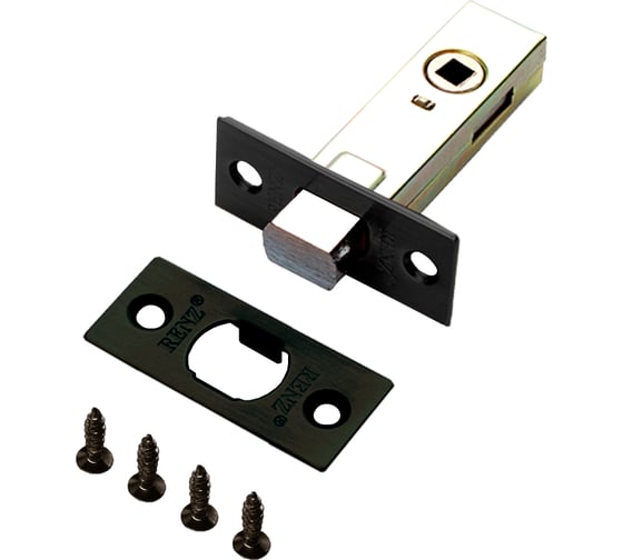 Межкомнатная задвижка Ренц, черный INL-BK 45 Black 1