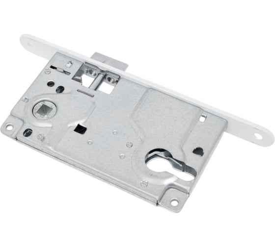 Замок Ренц, 1 ригель и защелка, с подшипниками, белый INLBB 8550-2/1 White