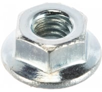 Гайка с фланцем ZAMETAL М14, 10.0, DIN 6923, цинк, без насечек, 150 шт. ZA102521