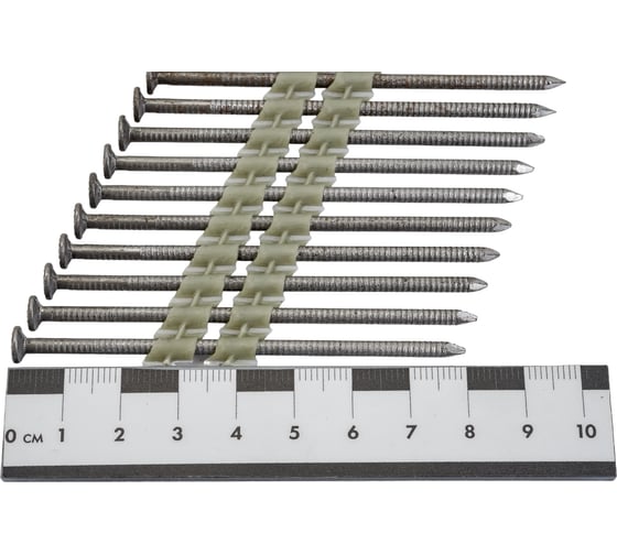 Реечный гвоздь FROSP 21 градус, 2.8x80 мм, кольцевые, 900 шт. 37530