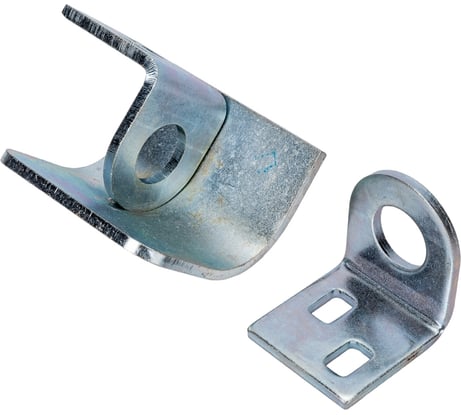Противовзломная проушина с защитной накладкой Левша цинк, правая У4-9750.Цп