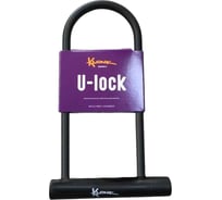 Противоугонный замок KLONK U-lock, 180x245 мм, ключ, черный 10390