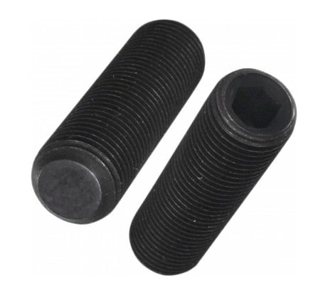 Установочный винт с внутренним шестигранником КРЕП-КОМП DIN 913, 4x10, пр.12.9, тупой конец, черный 1000 шт. ву410пр-1000