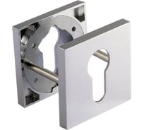 Дверная накладка под цилиндр НОРА-М Slim НК-К - хром 18643