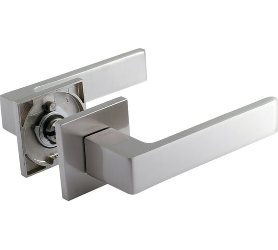 Дверная ручка НОРА-М Slim 132K AL - матовый никель 18624 1