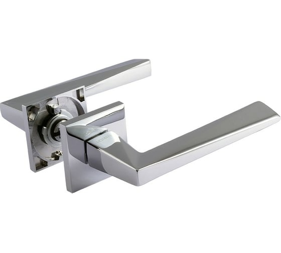Дверная ручка НОРА-М Slim 133K AL - хром 18628 1