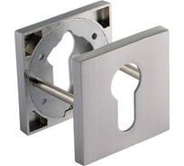 Дверная накладка под цилиндр НОРА-М Slim НК-К - матовый никель 18644