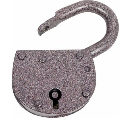 Навесной замок РемоКолор ЗВС-3 (амбарный), силумин, 2 ключа, сувальдный мех-м, 50x70x15 мм, дужка 8 мм 70-0-903