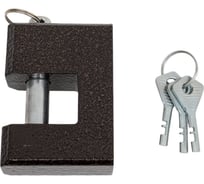 Навесной замок РемоКолор Зенит-ВС2-3, силумин, 3 ключа, дисковый мех-м, 88x64 мм, прямая дужка 14 мм BC23 70-1-017