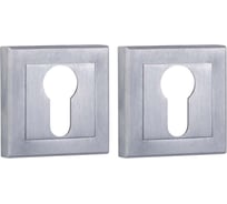 Накладка под цилиндр Punto ET QL SSC-16 сатинированный хром 43735