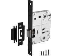 Врезная защелка Punto L72-50 BL черный 43921