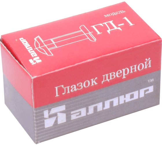 Дверной глазок Аллюр ГД-1 БШт 25-42 мм, d=14 мм, хром 1506