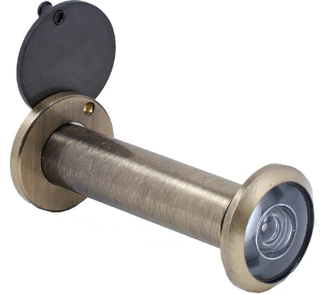 Дверной глазок Аллюр ГДШ-5 БШт 70-120 мм, d=16 мм, ст.бронза 12035