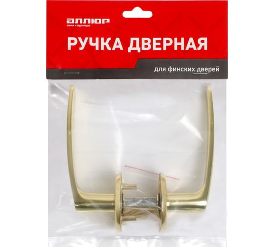 Комплект ручек для финских дверей Аллюр 16/006 PB золото 14053