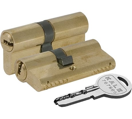Цилиндровый механизм KALE KILIT 164 SN/80 (30+10+40) мм, латунь, 5 кл. 22399