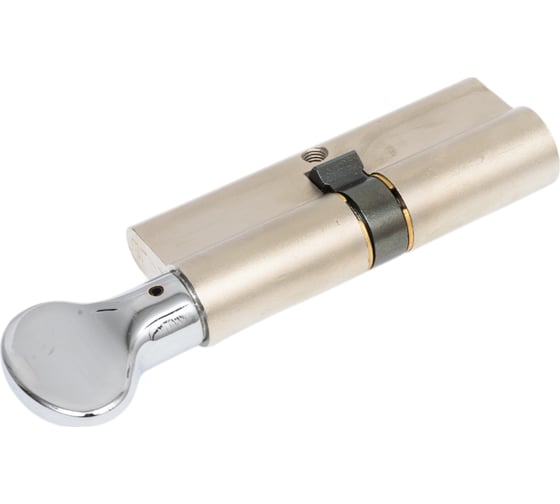 Цилиндровый механизм с вертушкой KALE KILIT 164 SM/80 (35+10+35) мм, никель, 5 кл. 25575