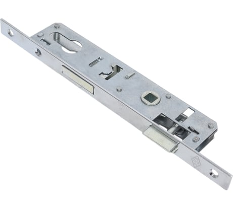 Корпус узкопрофильного замка с защёлкой KALE KILIT 153/P (20 мм) w/b хром 20037