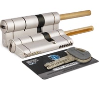 Цилиндровый механизм под вертушку (длинный шток) Mottura C55P513101C5 (82 мм/46+10+26), матовый никель 44797