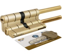 Цилиндровый механизм под вертушку (длинный шток) Mottura C39P513101LC5 (82 мм/46+10+26), латунь (PVD) 44783