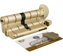 Цилиндровый механизм с вертушкой Mottura C39F363601RLC5 (72 мм/31+10+31), латунь (PVD) 44785