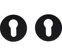 Декоративная накладка под цилиндр ABRISS ET 2501 MBP чёрный матовый 30039