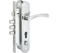 Врезной замок VETTORE 232 CP R в комплекте с ручкой, правый, хром 20276