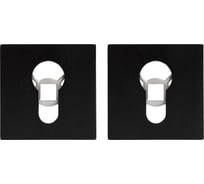 Декоративная накладка под цилиндр ABRISS ET 5001 MBP чёрный матовый 30031