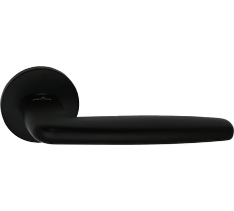 Цинковая ручка на раздельном тонком основании ABRISS R25.057 MBP черный матовый 30023