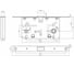 Бесшумная магнитная сантехническая защелка ARCHIE LM 5212OL WH 900000052047 5