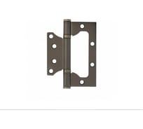 Петля накладная VETTORE FLUSH 125×75×2.5mm GR Графит, 2шт 20638